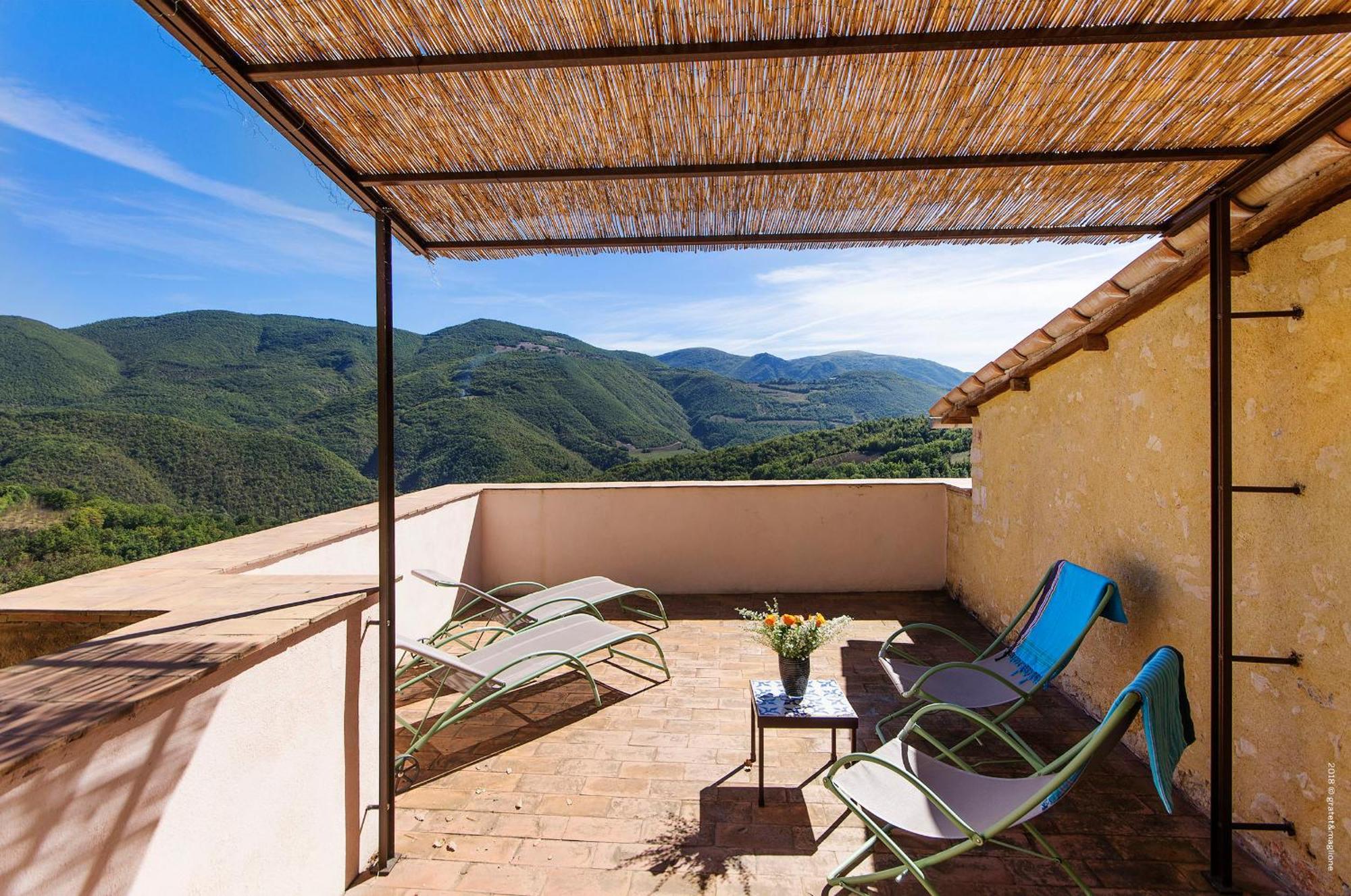 Castello Di Postignano Relais Hotel Sellano Kültér fotó